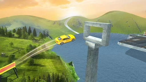 Изображение игры: Extreme Car Driving: Free Impossible Stunts