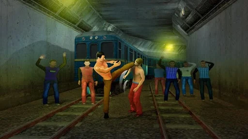 Изображение игры: Police Train Driving: Train Fighting Games