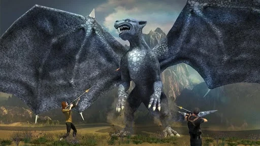 Изображение игры: Dragon vs Dinosaur Hunter: Dinosaur Games
