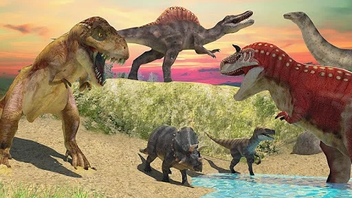 Изображение игры: Dinosaur Hunter 2018: Dinosaur Games