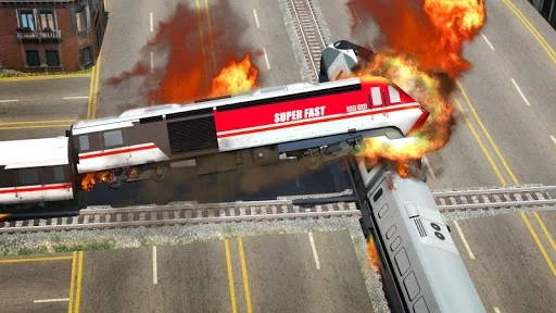Изображение игры: Train Driving Free -Train Games