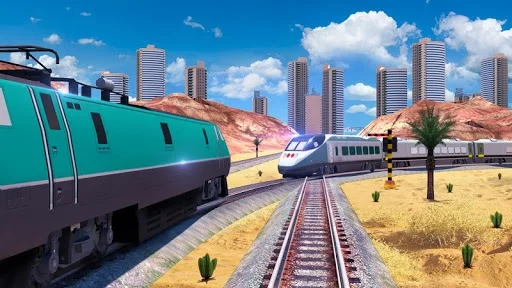 Изображение игры: Train Driving Free -Train Games