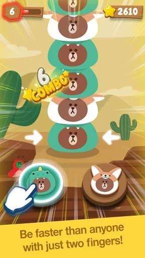 Изображение игры: JUNGLE PANG - LINE Friends