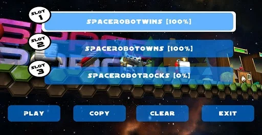 Изображение игры: Space Robot Platform Game