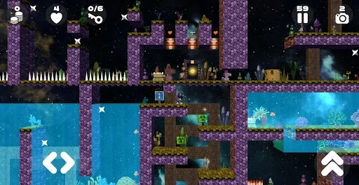 Изображение игры: Space Robot Platform Game