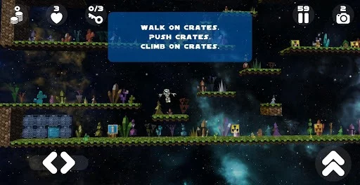Изображение игры: Space Robot Platform Game