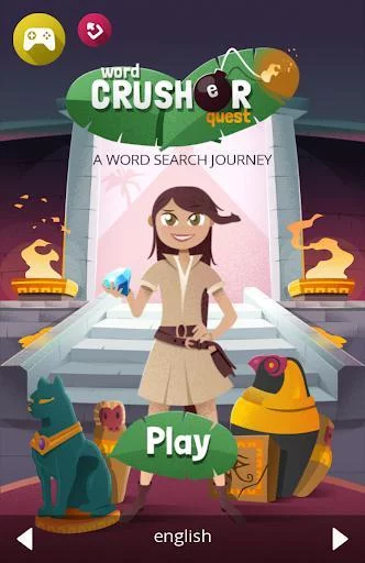 Изображение игры: Word Crusher Quest Word Game