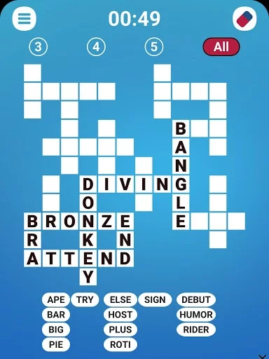 Изображение игры: Word Fit Fill-In Crosswords