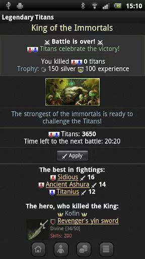 Изображение игры: Clash of Legendary Titans