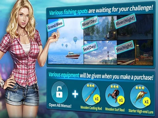Изображение игры: Ace Fishing VR