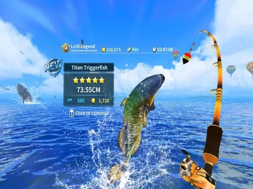Изображение игры: Ace Fishing VR