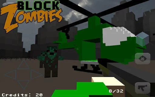 Изображение игры: Block Warfare: Zombies