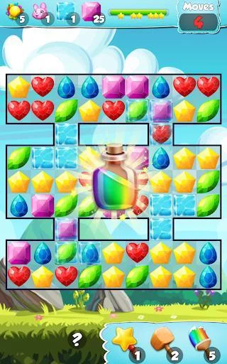 Изображение игры: Jewels Gems Quest - Match 3 Game