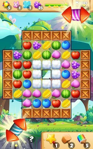 Изображение игры: Fruits Forest Rescue - Match 3 Game