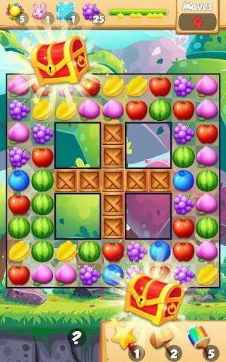 Изображение игры: Fruits Forest Rescue - Match 3 Game
