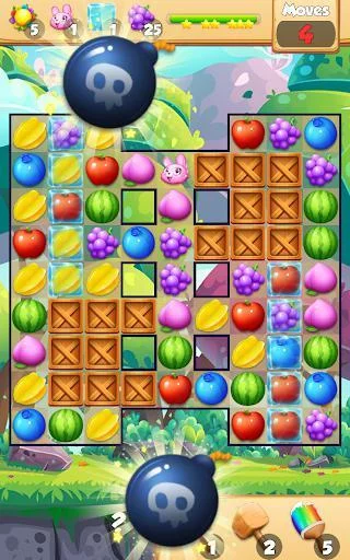 Изображение игры: Fruits Forest Rescue - Match 3 Game