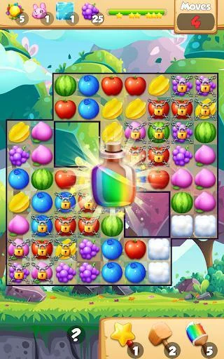 Изображение игры: Fruits Forest Rescue - Match 3 Game