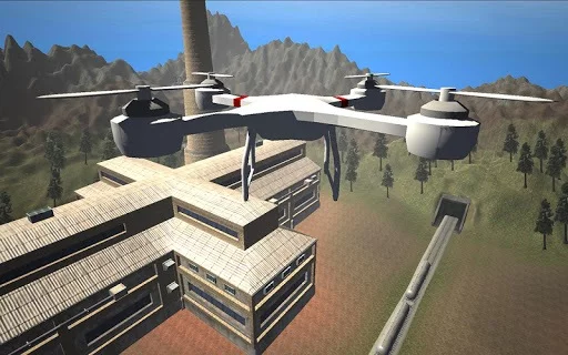 Изображение игры: Drone Simulator 2018