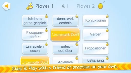 Изображение игры: GrammatikDuell: German grammar