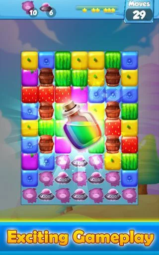 Изображение игры: Fruit Block Blast - Cube Puzzle Legend