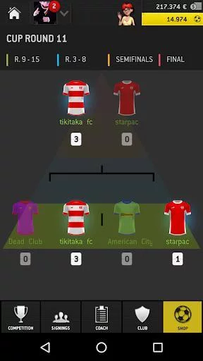 Изображение игры: Striker Manager 2016 (Soccer)