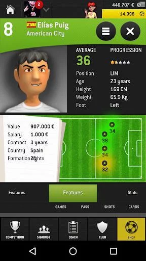Изображение игры: Striker Manager 2016 (Soccer)
