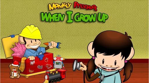Изображение игры: Monkey Preschool:When I GrowUp