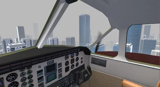 Изображение игры: VR Flight: Airplane Pilot Simulator (Cardboard)
