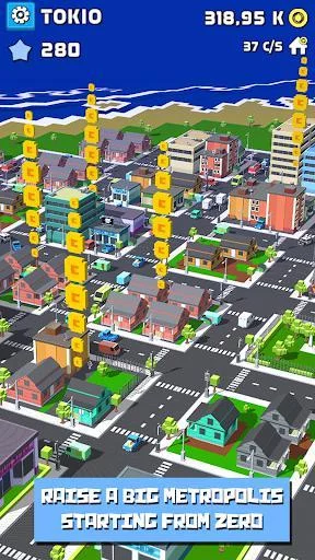Изображение игры: Tap City: Building clicker