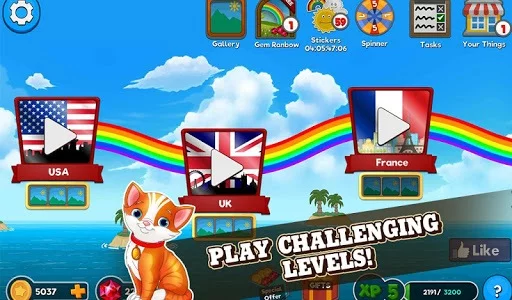 Изображение игры: Rainbow Bingo Adventure