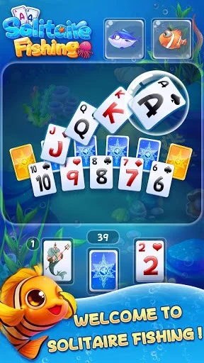 Изображение игры: Solitaire TriPeaks - Fish Rescue