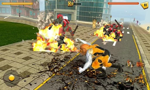 Изображение игры: Scary Lion City Attack