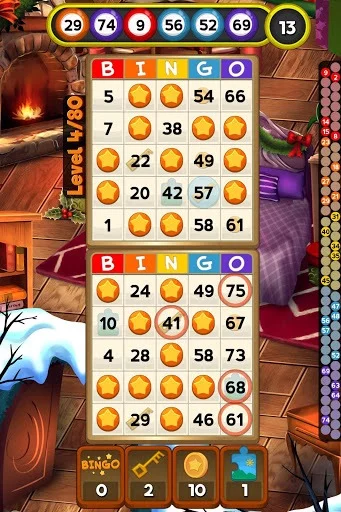 Изображение игры: Bingo Xmas Holiday: Santa & Friends