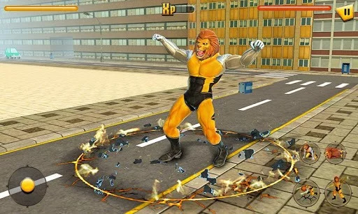 Изображение игры: Scary Lion City Attack