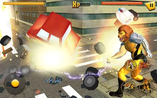Изображение игры: Scary Lion City Attack