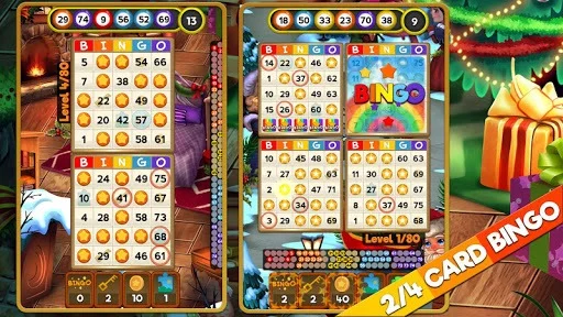 Изображение игры: Bingo Xmas Holiday: Santa & Friends
