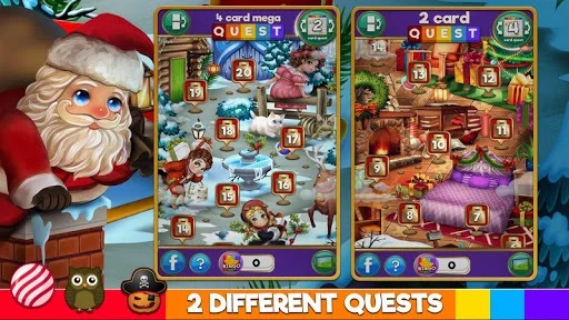Изображение игры: Bingo Xmas Holiday: Santa & Friends