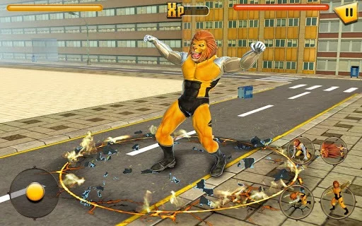 Изображение игры: Scary Lion City Attack