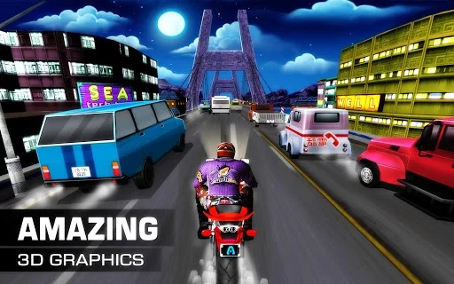Изображение игры: Moto Traffic Rider 3D