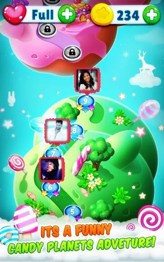 Изображение игры: Candy World - Match 3 Cookie Crush Fever