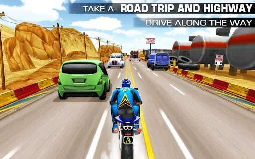 Изображение игры: Moto Traffic Rider 3D