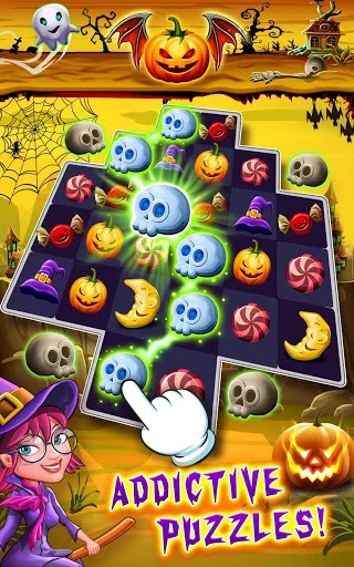 Изображение игры: Witch Connect - Match 3 Puzzle Free Games