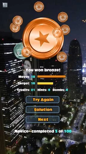 Изображение игры: Sticky Blocks Sliding Puzzle