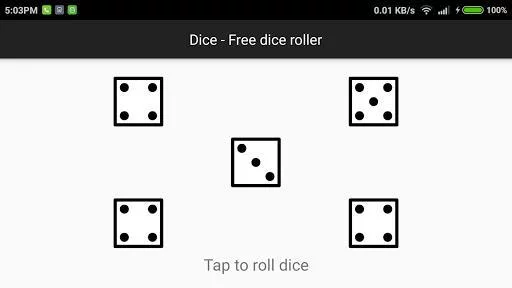 Изображение игры: Dice - A free dice roller