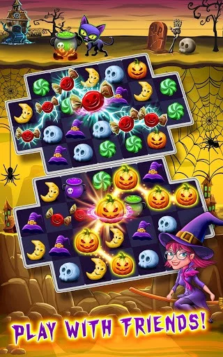 Изображение игры: Witch Connect - Match 3 Puzzle Free Games
