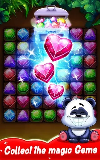 Изображение игры: Panda Gems - Jewels Game Match 3 Puzzle