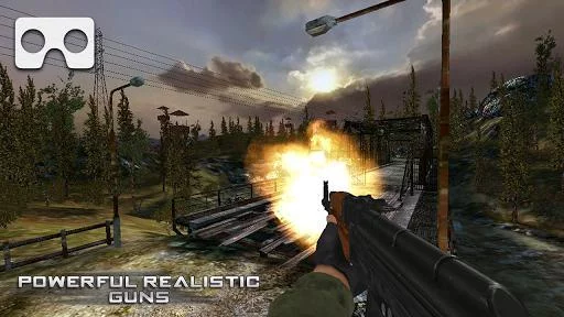 Изображение игры: Commando Adventure Shooting VR