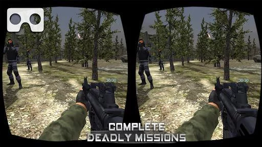 Изображение игры: Commando Adventure Shooting VR