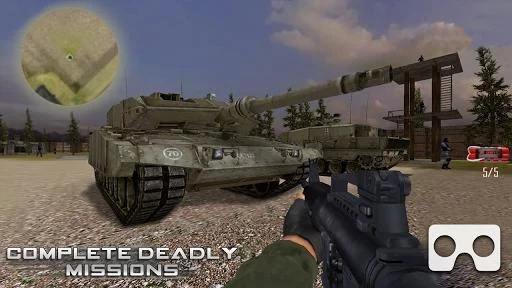 Изображение игры: Commando Adventure Shooting VR