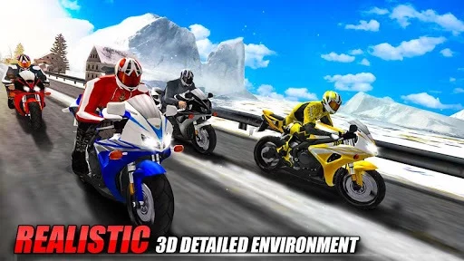Изображение игры: Bike Attack Race: Highway Tricky Stunt Rider